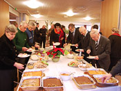 Kirkonrakentajien jouluateria on Vammalassa jo perinne. Kuva vuodelta 2007.